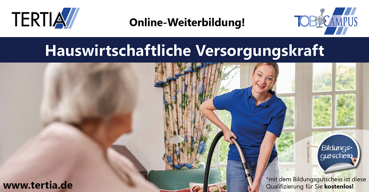 Hauswirtschaftliche Versorgungskraft - TERTIA